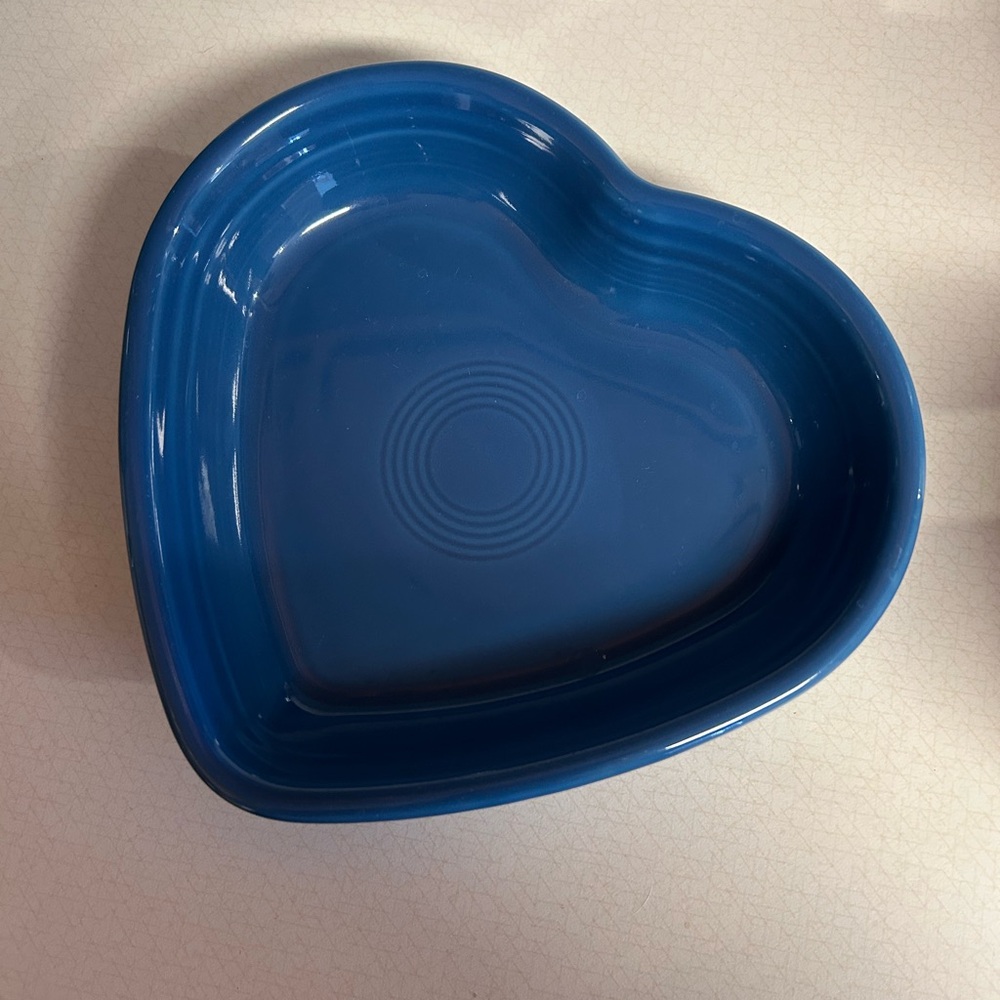 Fiestaware Medium heart dish